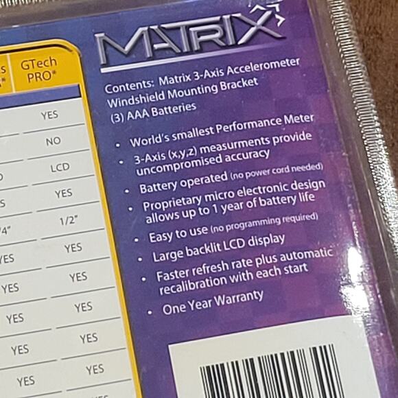 K.A.T. Matrix 3-Axis Car Performance Accelerometer Acceleration Cornering HP - Picture 5 of 8